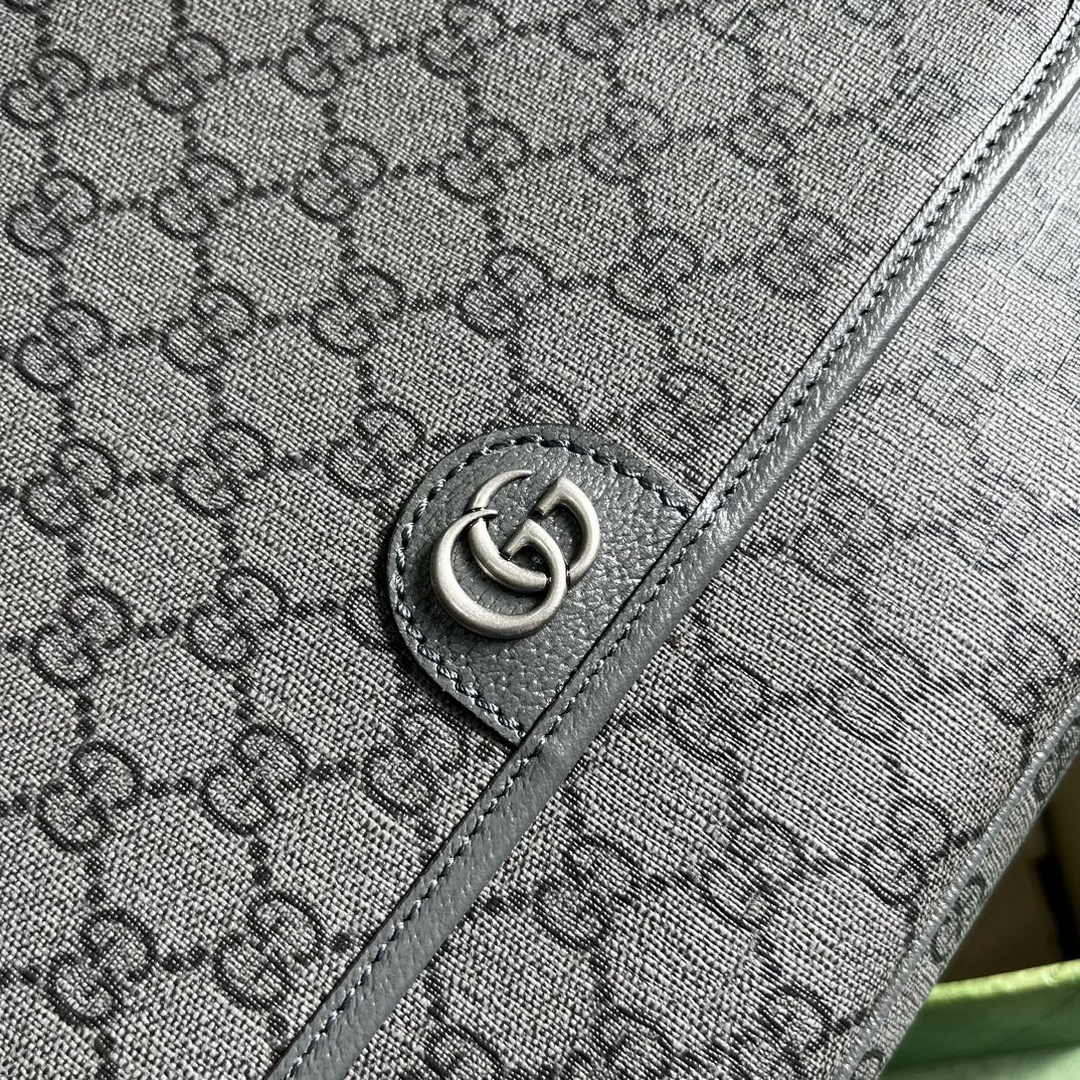 Gucci Ophidia medium messenger bag ‎761741 Gray Supreme canvas