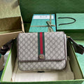 Gucci Ophidia medium messenger bag ‎761741 Brown Supreme canvas