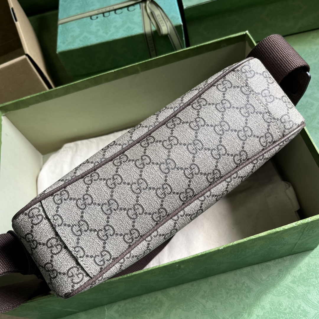 Gucci Ophidia medium messenger bag ‎761741 Brown Supreme canvas