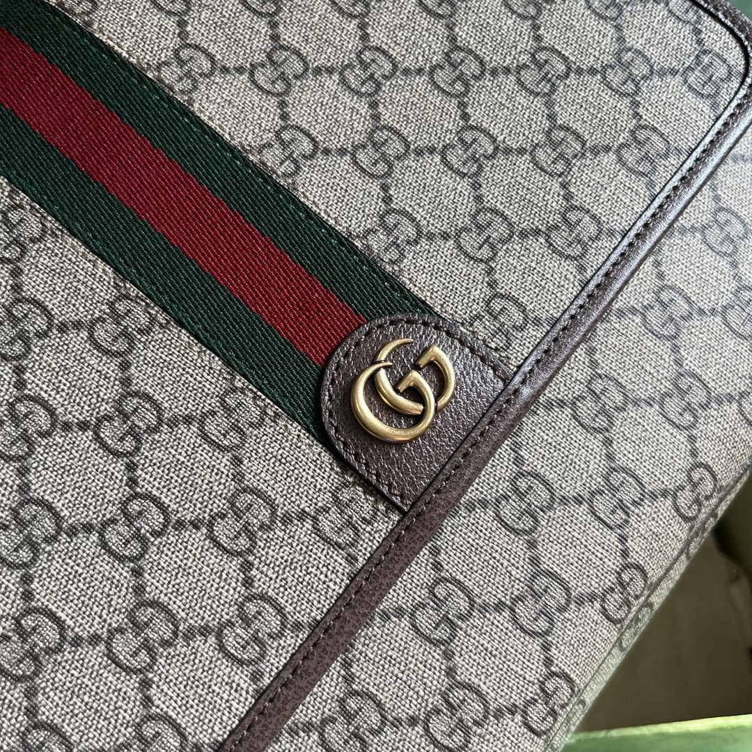Gucci Ophidia medium messenger bag ‎761741 Brown Supreme canvas