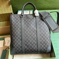 Gucci Ophidia medium tote bag 763316 in Grey and black GG Supreme