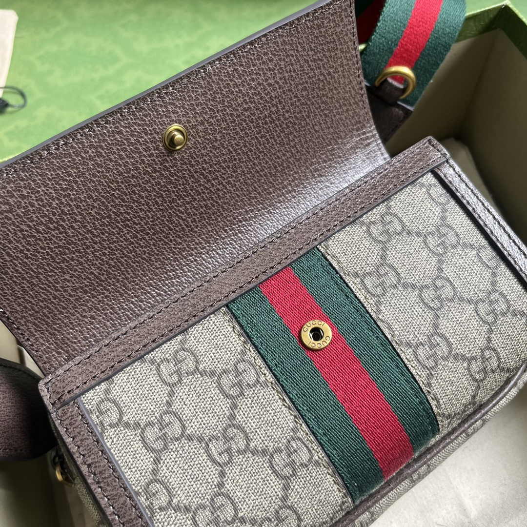 Gucci ophidia mini bag 746308 in brown