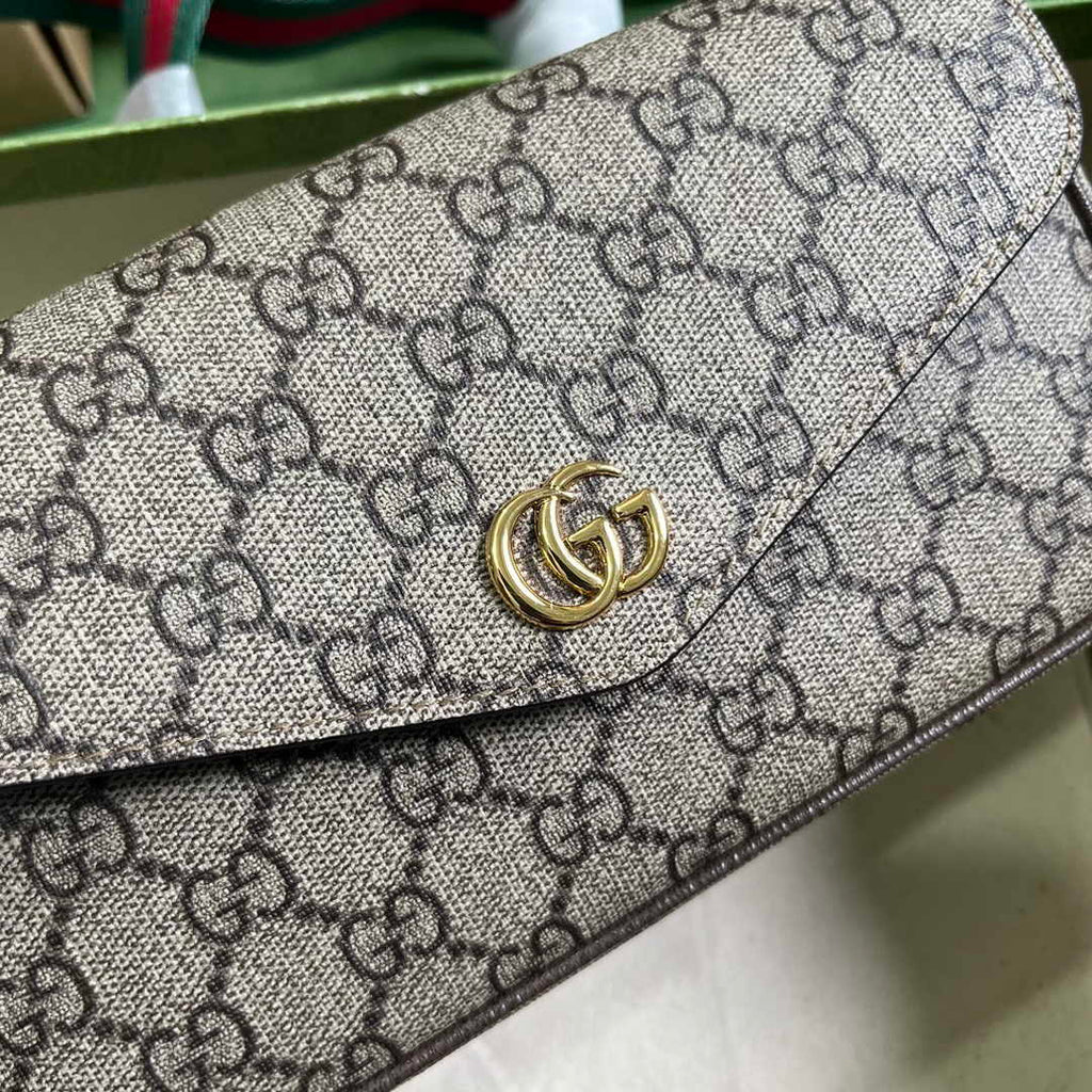 Gucci Ophidia mini bag 764961 in beige and ebony Supreme