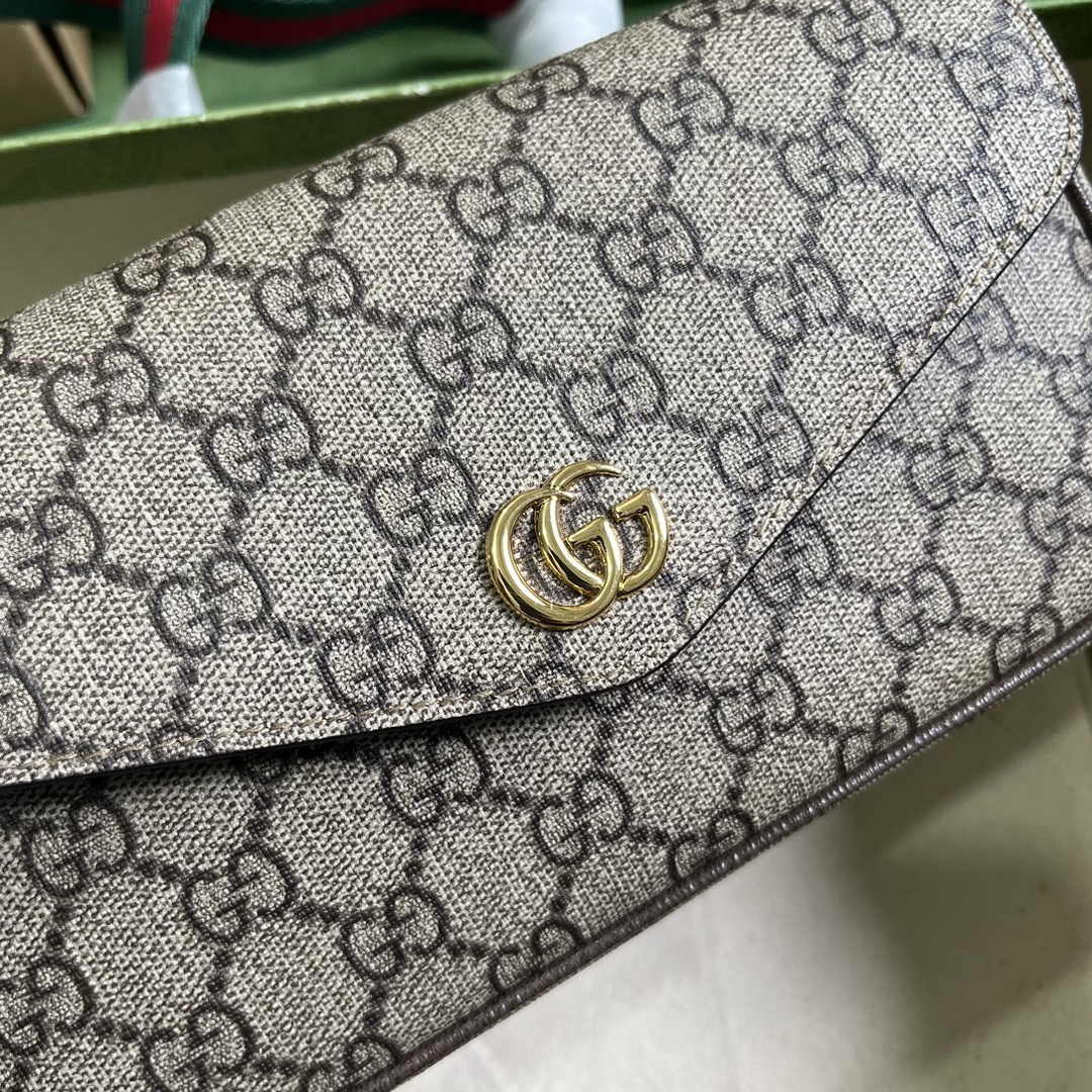 Gucci Ophidia mini bag 764961 in beige and ebony Supreme