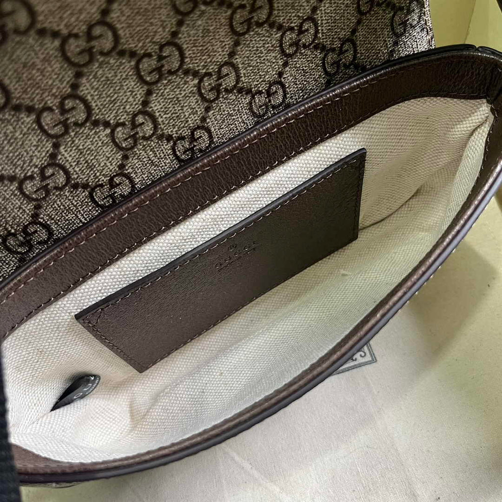 Gucci Ophidia mini bag 764961 in beige and ebony Supreme