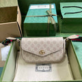 Gucci Ophidia mini bag 764961 in beige and oatmeal Supreme