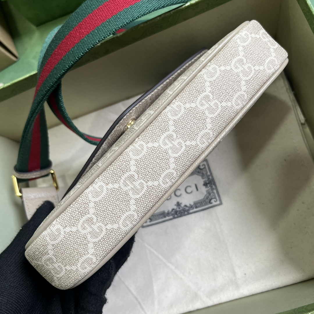 Gucci Ophidia mini bag 764961 in beige and oatmeal Supreme