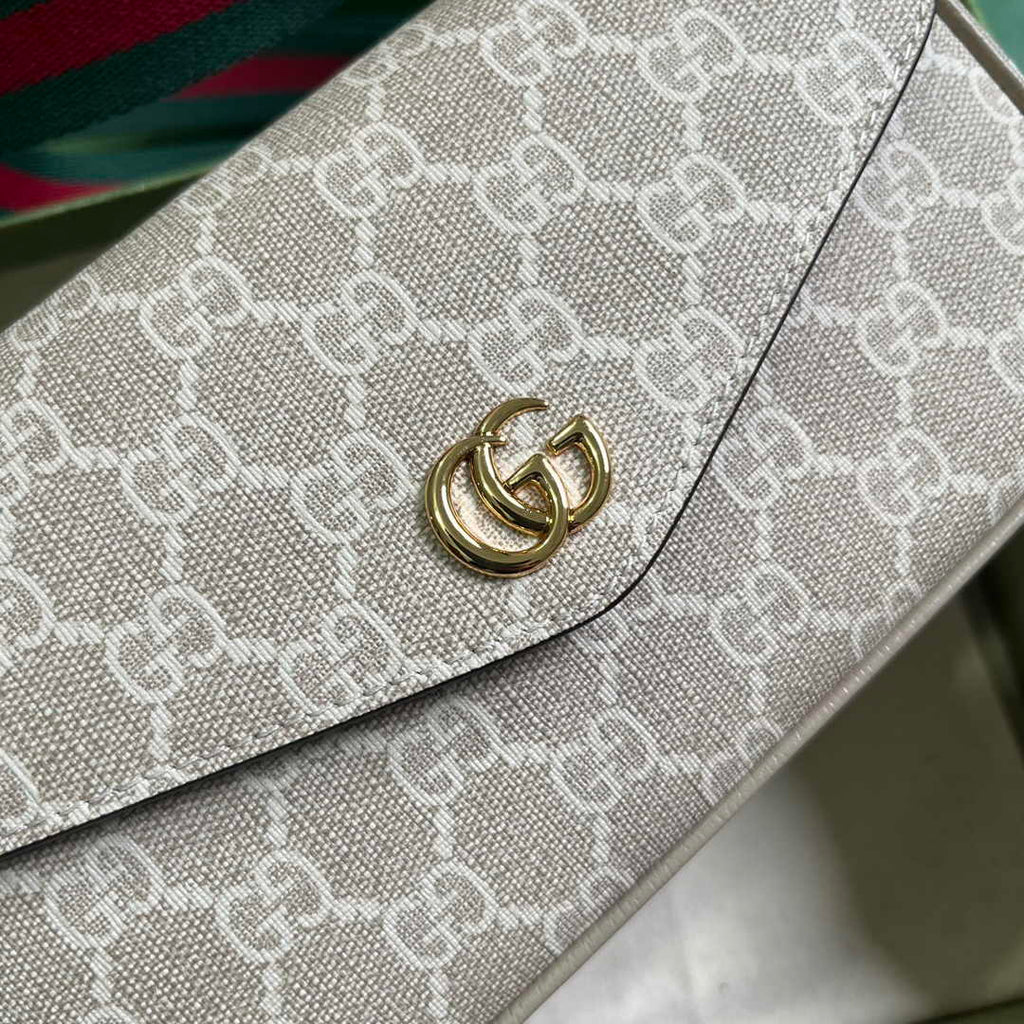 Gucci Ophidia mini bag 764961 in beige and oatmeal Supreme