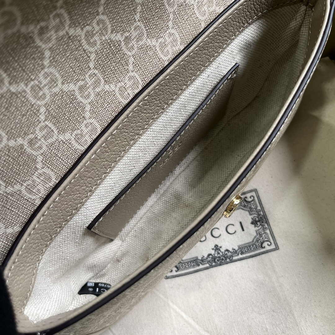 Gucci Ophidia mini bag 764961 in beige and oatmeal Supreme