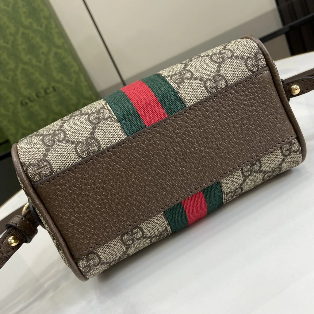 Gucci Ophidia mini boston bag, ‎781490 GG Supreme canvas