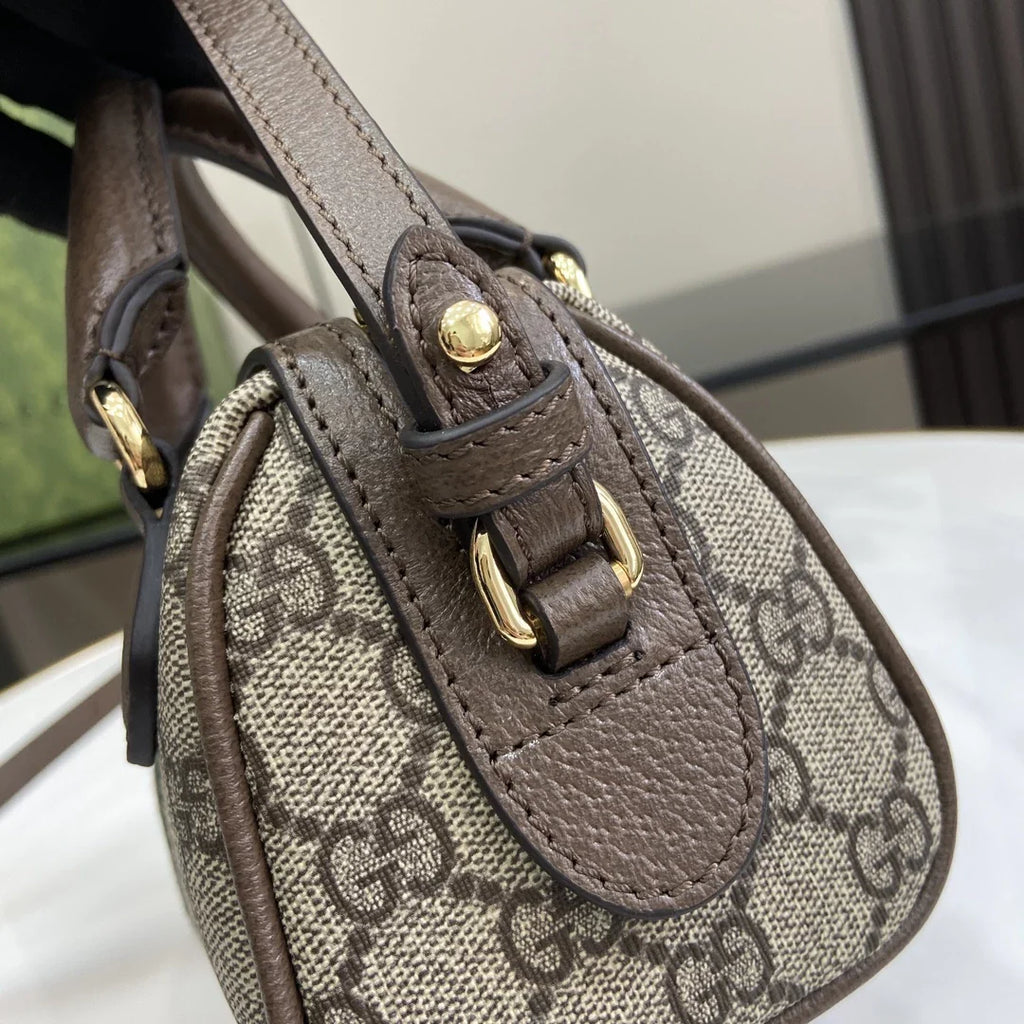 Gucci Ophidia mini boston bag, ‎781490 GG Supreme canvas