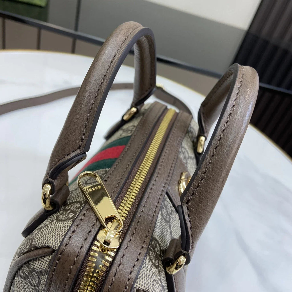 Gucci Ophidia mini boston bag, ‎781490 GG Supreme canvas