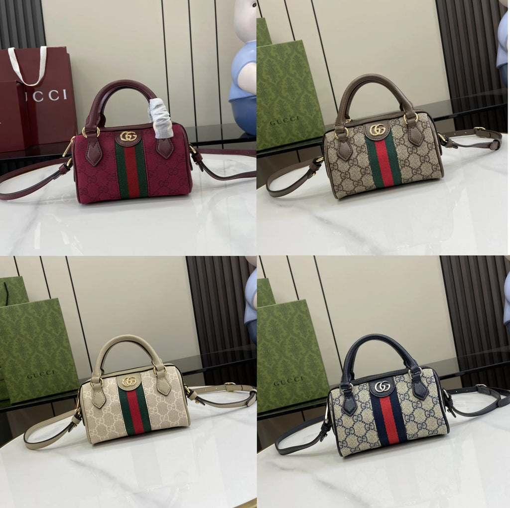Gucci Ophidia mini boston bag, ‎781490 GG Supreme canvas