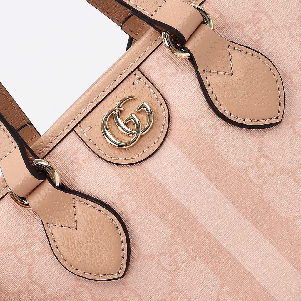 Gucci Ophidia mini tote bag 811716 in dusty pink leather