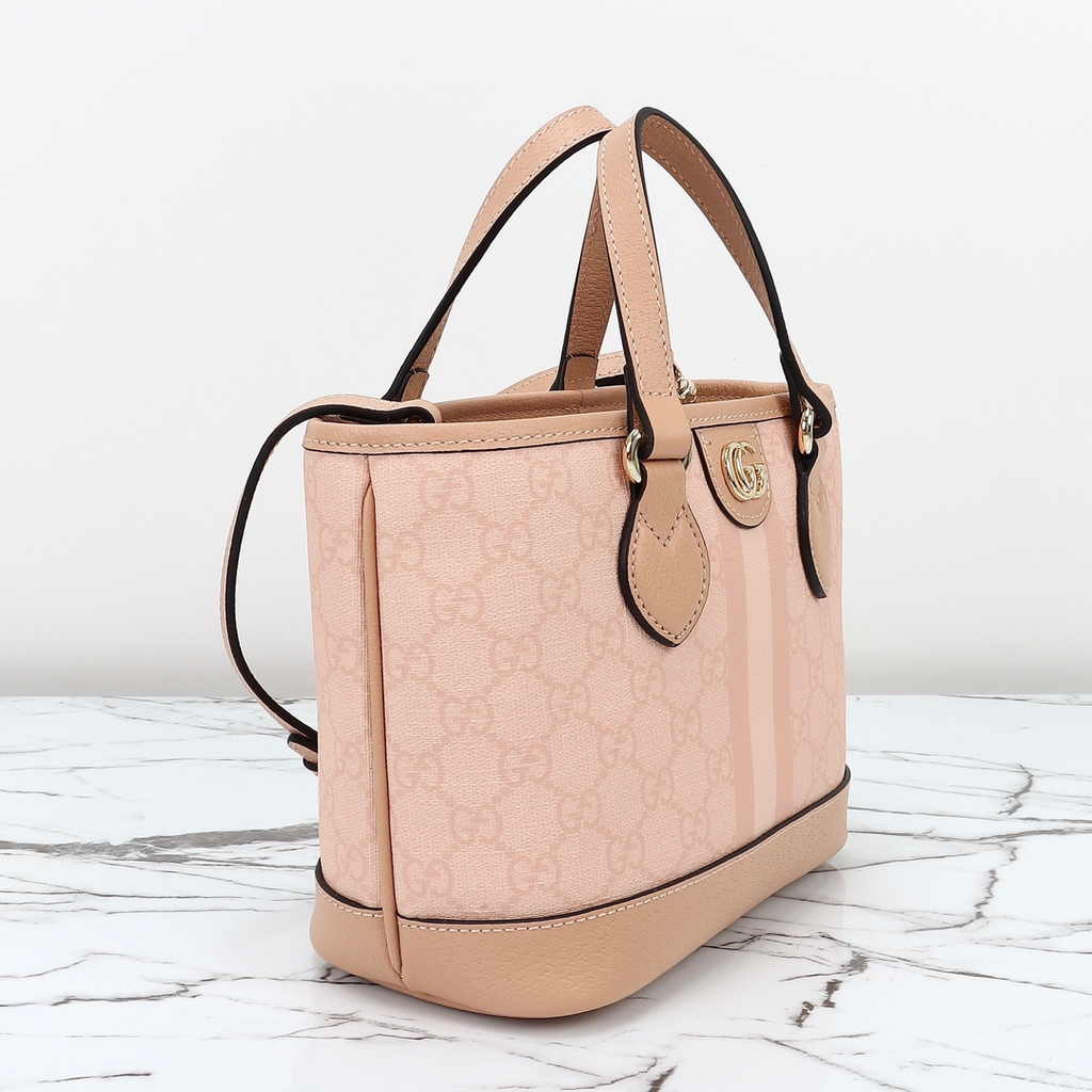 Gucci Ophidia mini tote bag 811716 in dusty pink leather