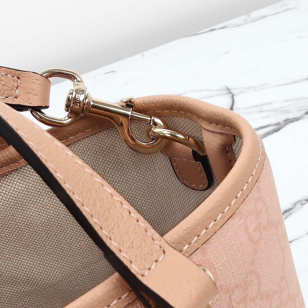 Gucci Ophidia mini tote bag 811716 in dusty pink leather