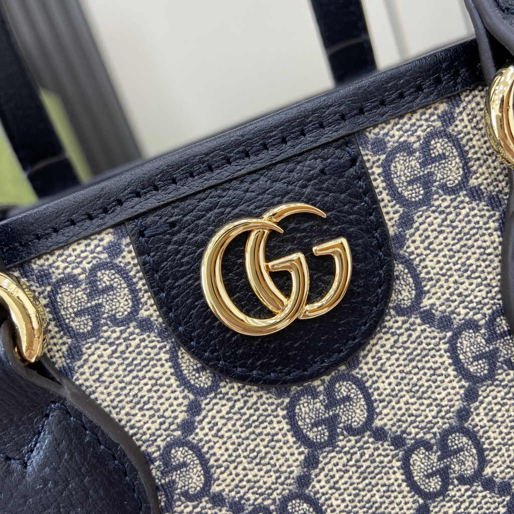 Gucci Ophidia mini tote bag 811716 in blue leather