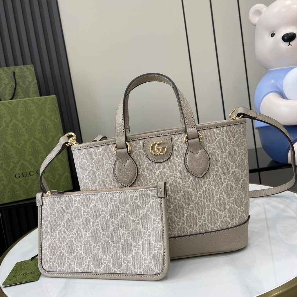 Gucci Ophidia mini tote bag 811716 in oatmeal leather