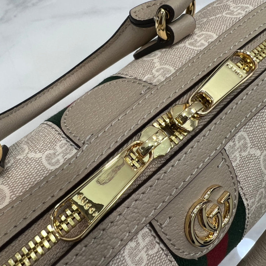 Gucci Ophidia small boston bag, 772053 GG Supreme canvas