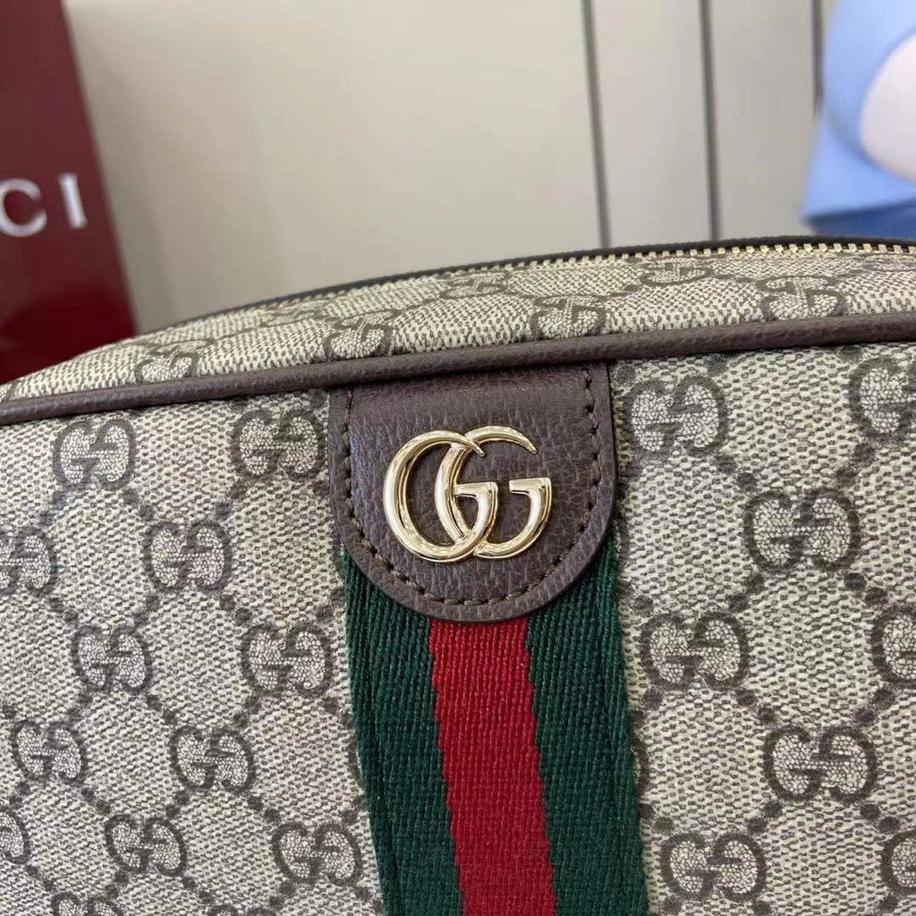 Gucci Ophidia small camera bag, 841310 in beige and brown GG fabric ‎