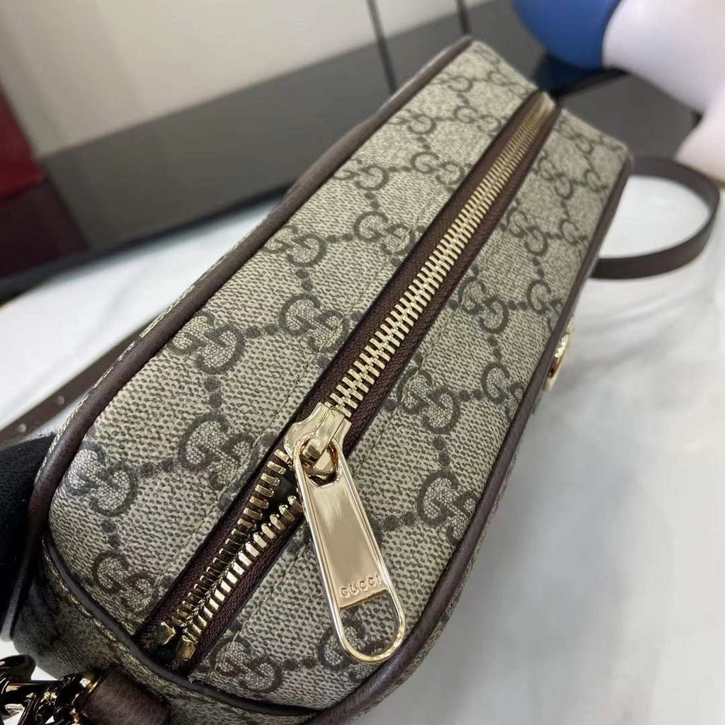 Gucci Ophidia small camera bag, 841310 in beige and brown GG fabric ‎