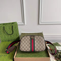 Gucci Ophidia small crossbody bag 752591 in brown leather