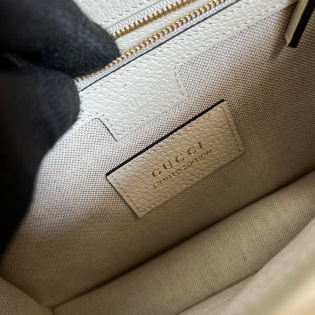 Gucci Ophidia small GG top handle bag ‎‎‎‎651055 beige