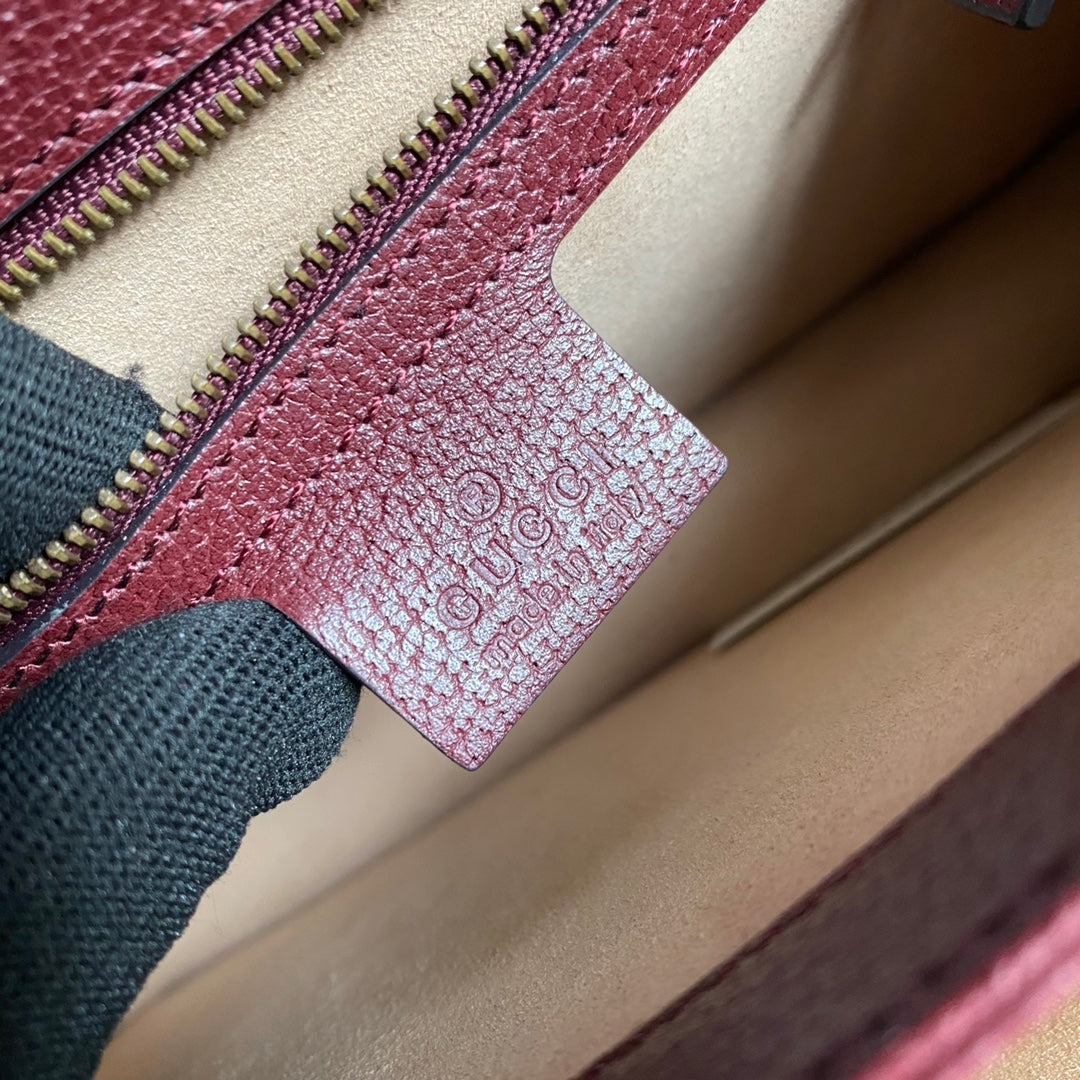 Gucci Ophidia small GG top handle bag ‎‎‎‎651055 Red