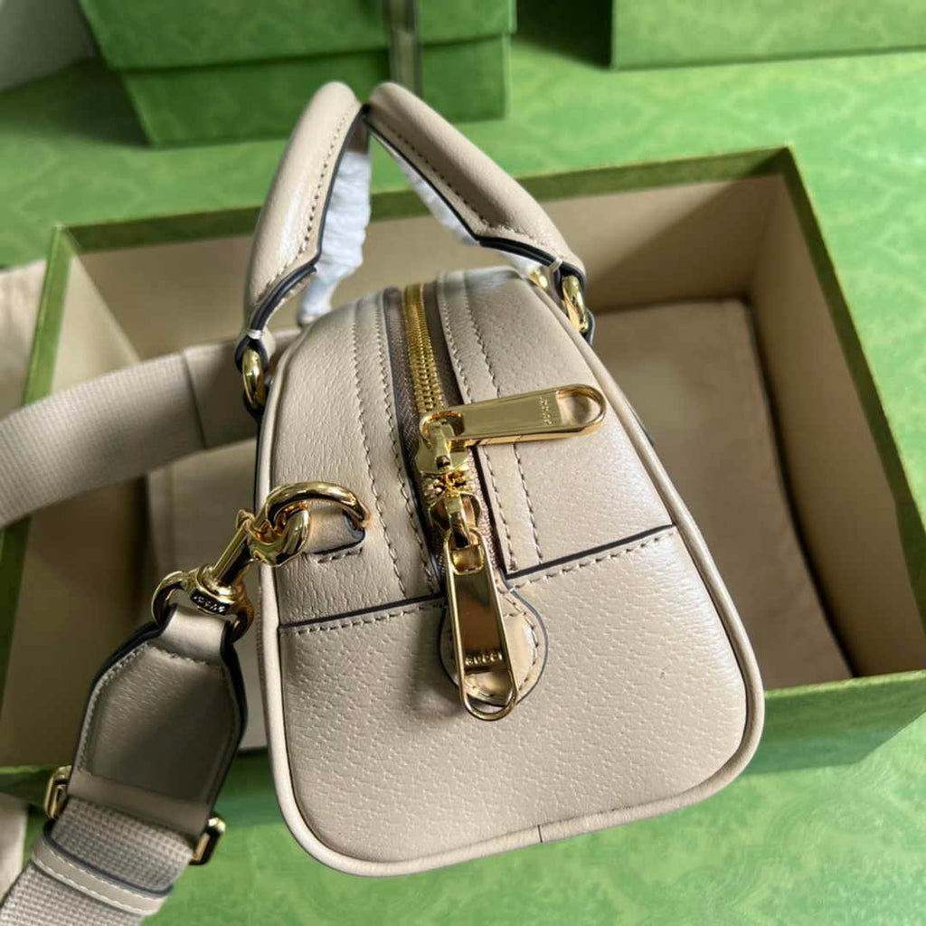 Gucci Ophidia Small GG top handle bag 724606 Beige leather