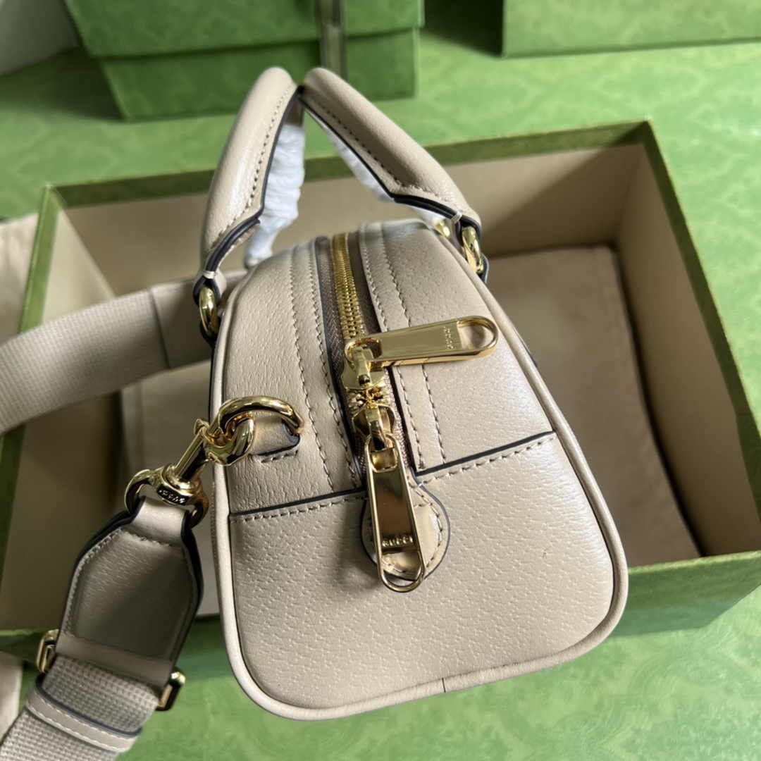 Gucci Ophidia Small GG top handle bag 724606 Beige leather