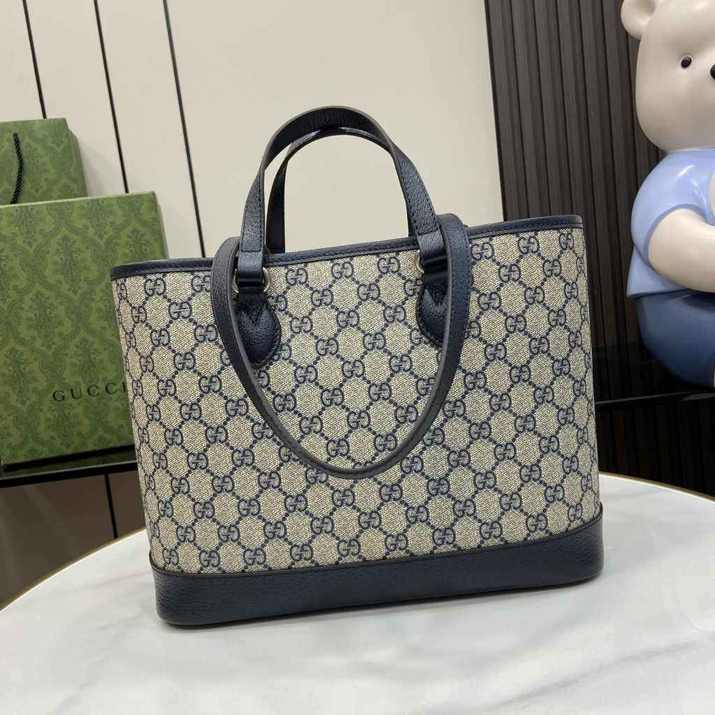Gucci Ophidia small tote bag 765043 in blue leather