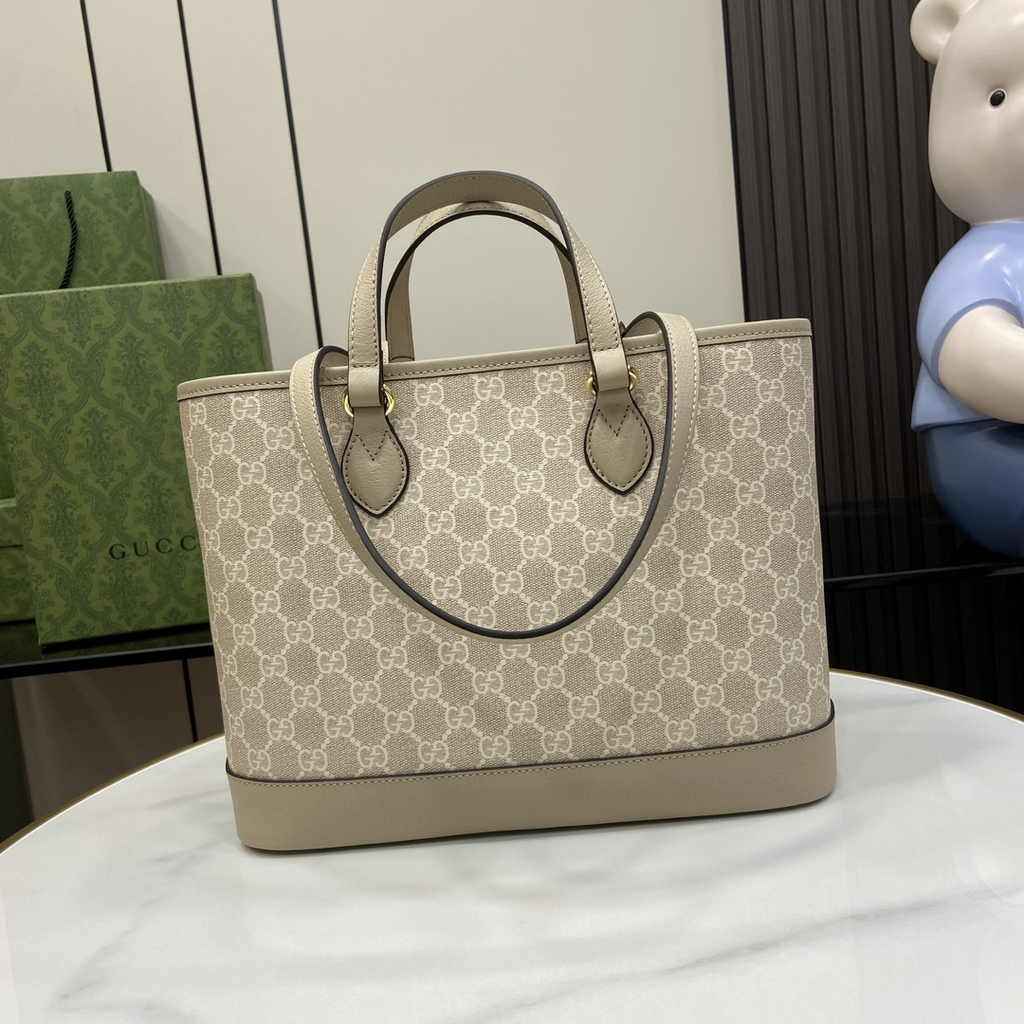 Gucci Ophidia small tote bag 765043 in oatmeal leather