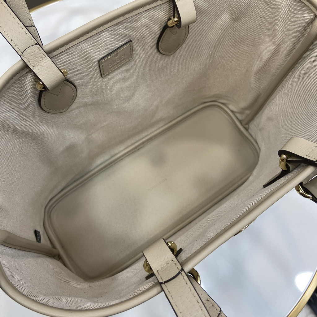 Gucci Ophidia small tote bag 765043 in oatmeal leather