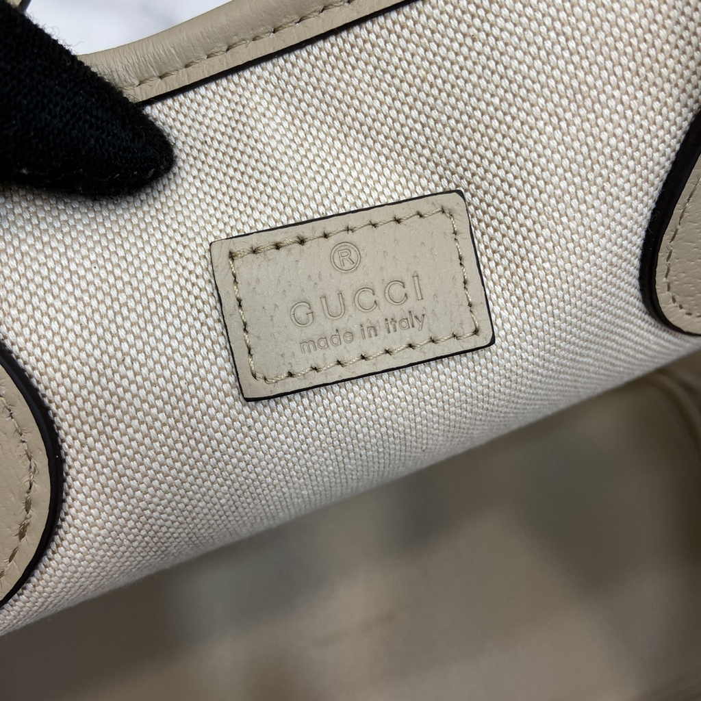 Gucci Ophidia small tote bag 765043 in oatmeal leather
