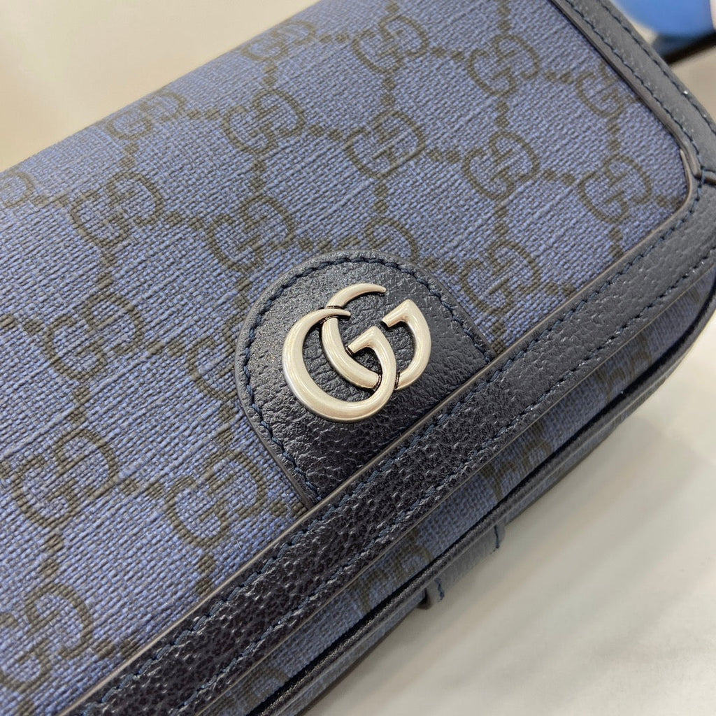 Gucci ophidia super mini shoulder bag ‎795466 in blue