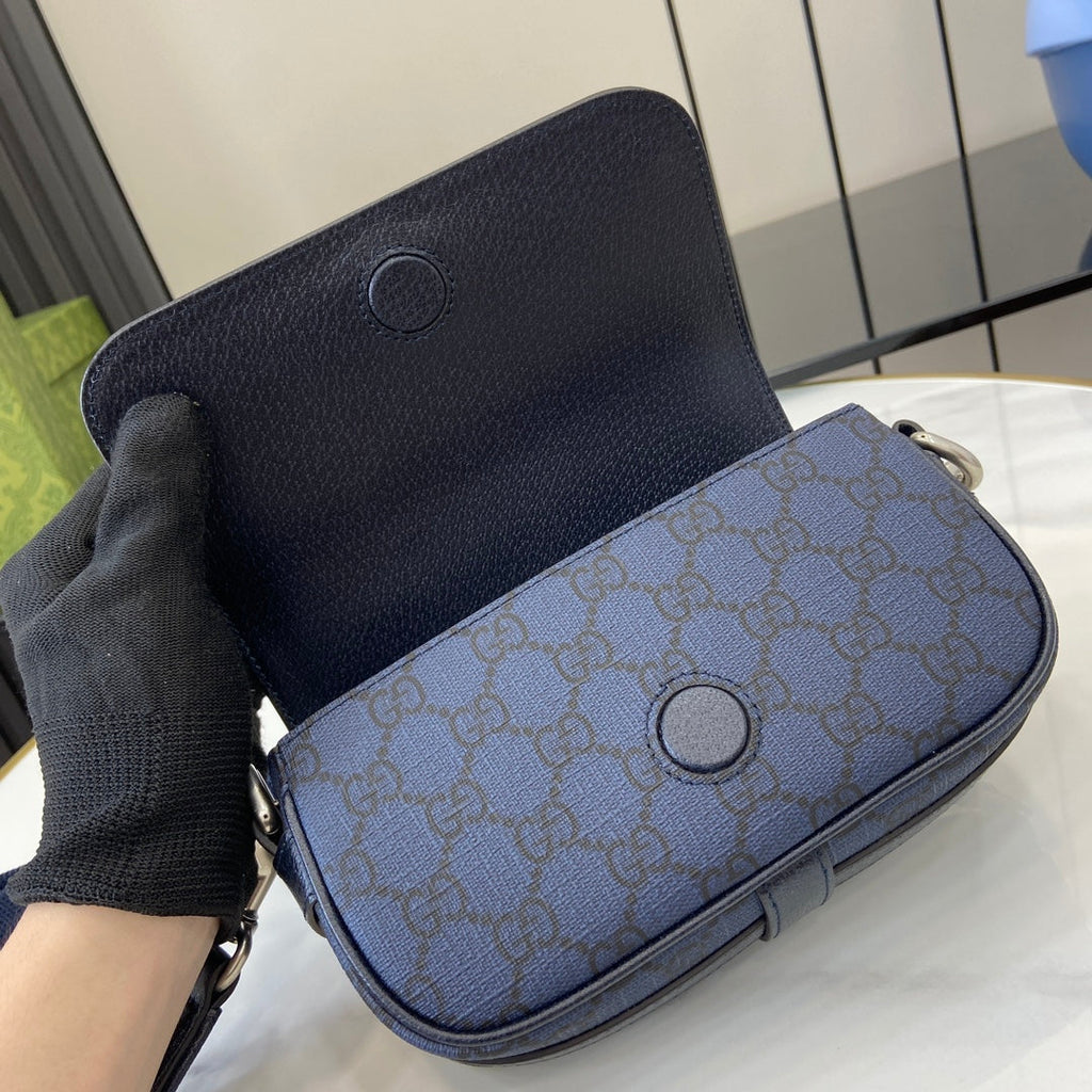 Gucci ophidia super mini shoulder bag ‎795466 in blue