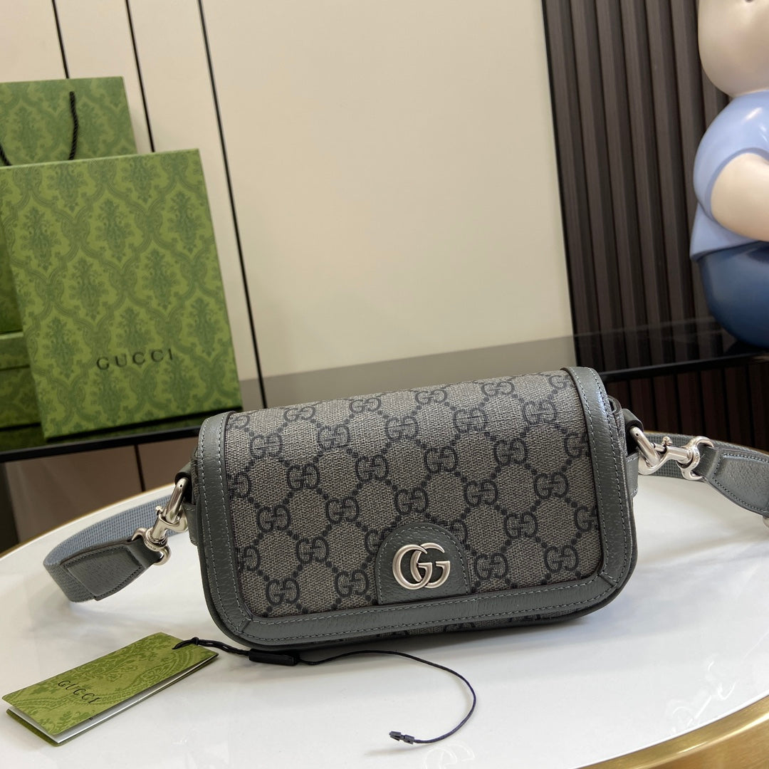 Gucci ophidia super mini shoulder bag ‎795466 in gray