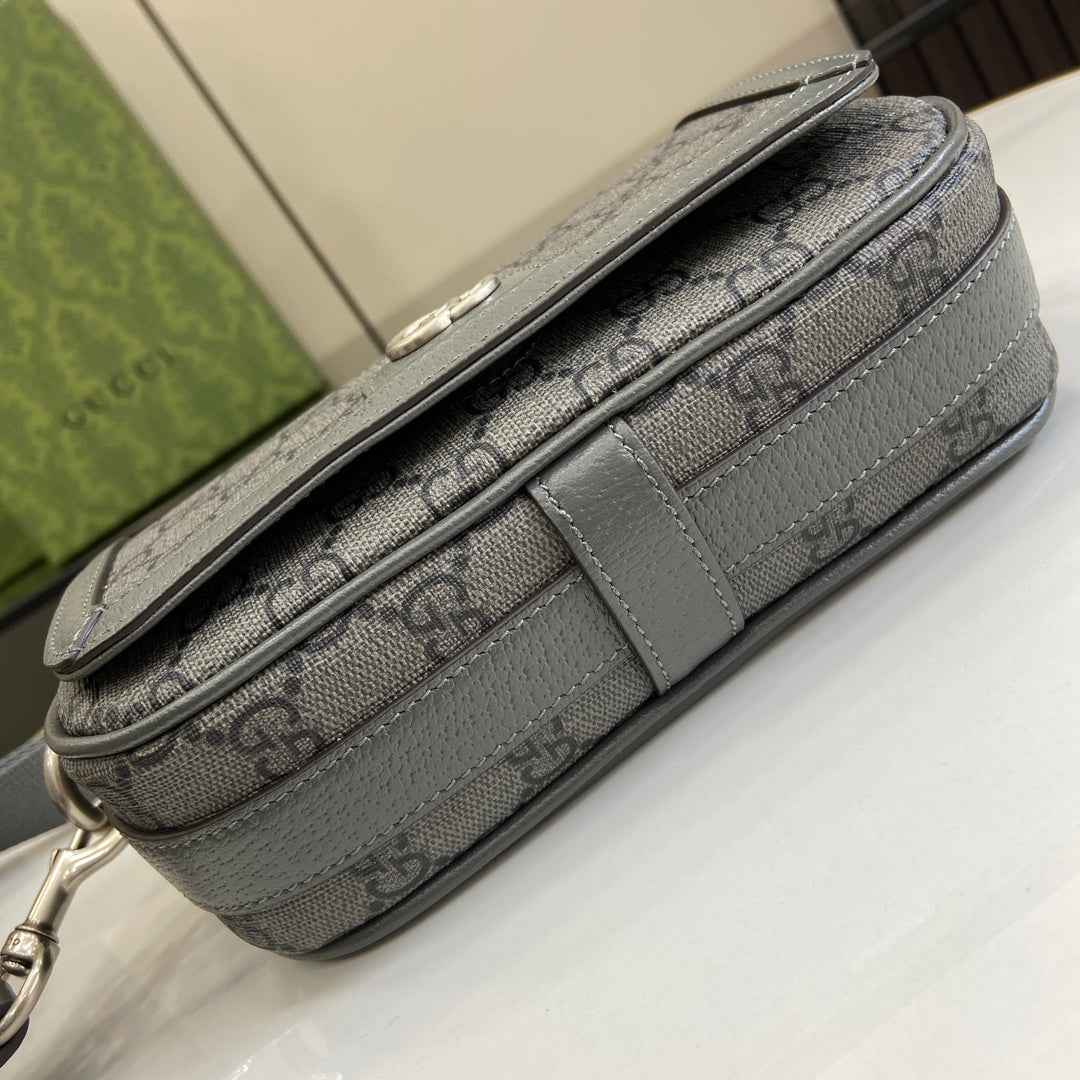 Gucci ophidia super mini shoulder bag ‎795466 in gray