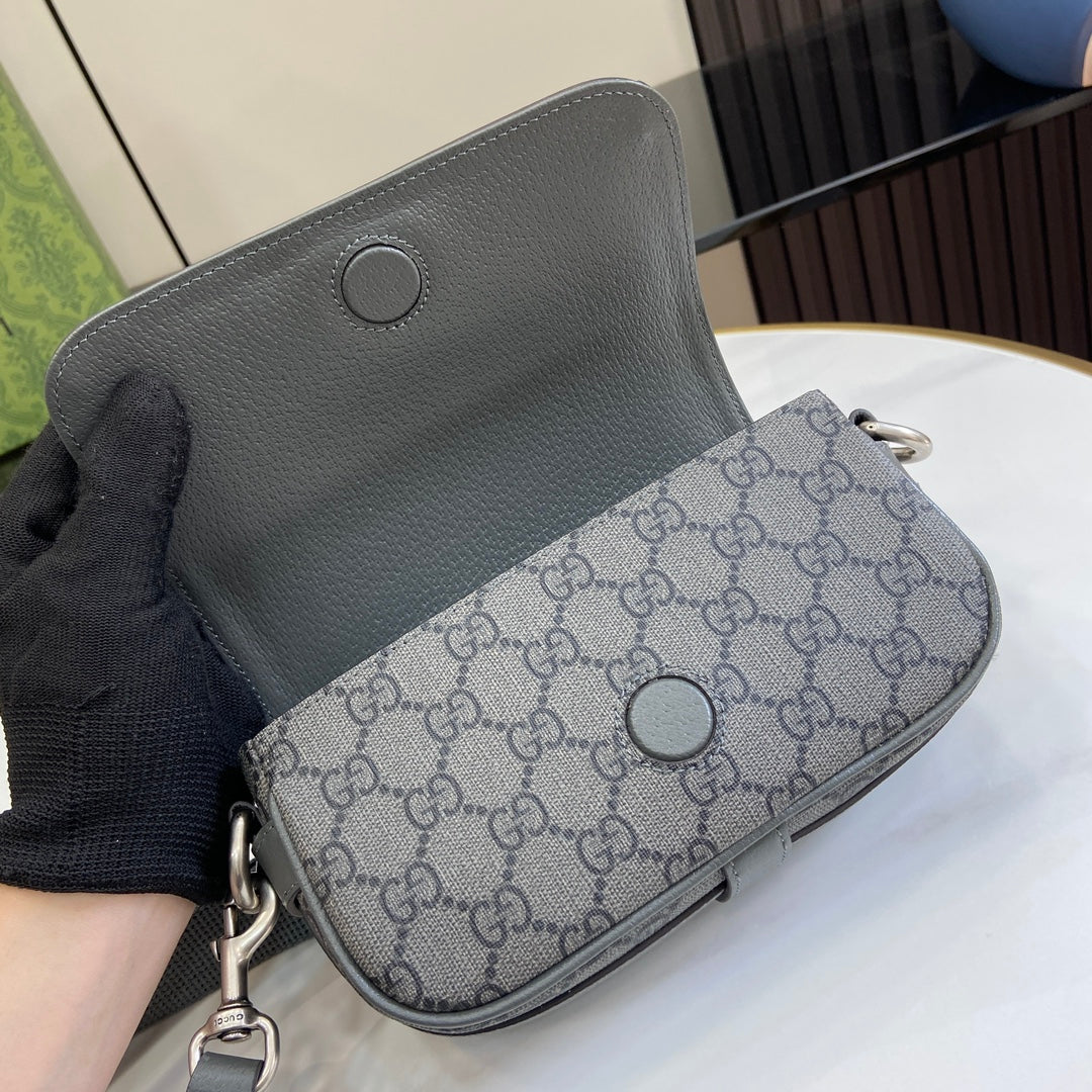 Gucci ophidia super mini shoulder bag ‎795466 in gray