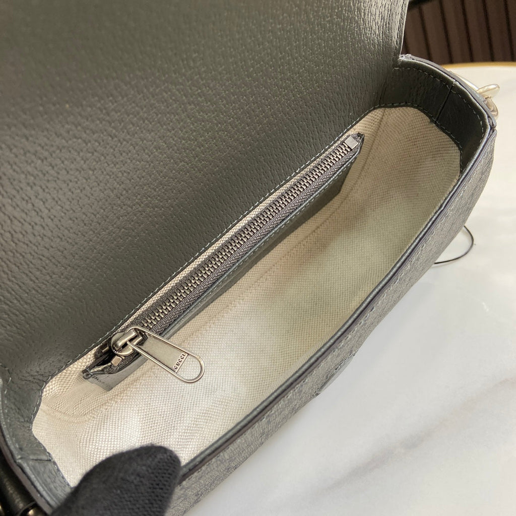 Gucci ophidia super mini shoulder bag ‎795466 in gray