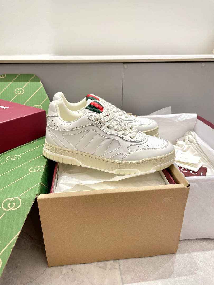 Gucci Re-Web sneaker 786186 White leather - Default Title - View 1