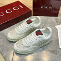 Gucci Re-Web sneaker ‎787476 White and ebony Original GG canvas - Default Title - View 1