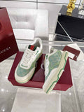 Gucci Re-Web sneaker ‎807057 Green and ebony Original GG canvas - Default Title - View 1