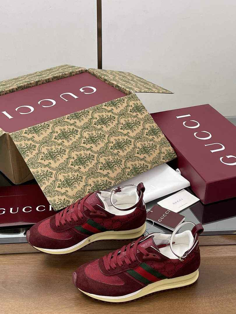 Women's Gucci Re-Motion sneaker ‎832918 Red - Default Title - View 1
