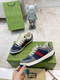 Gucci GG Screener sneaker ‎576223 Grey suede - Default Title - View 1