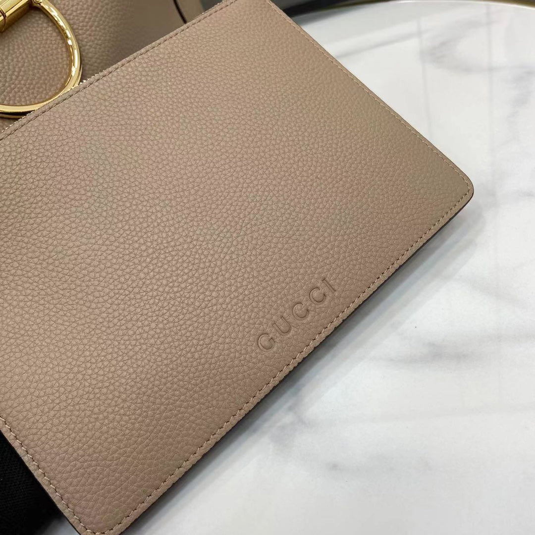 Gucci Softbit maxi shoulder bag, ‎837466 in apricot leather
