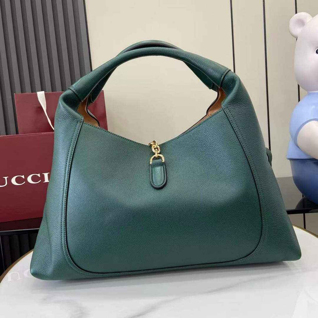 Gucci Softbit maxi shoulder bag, ‎837466 in blue green leather
