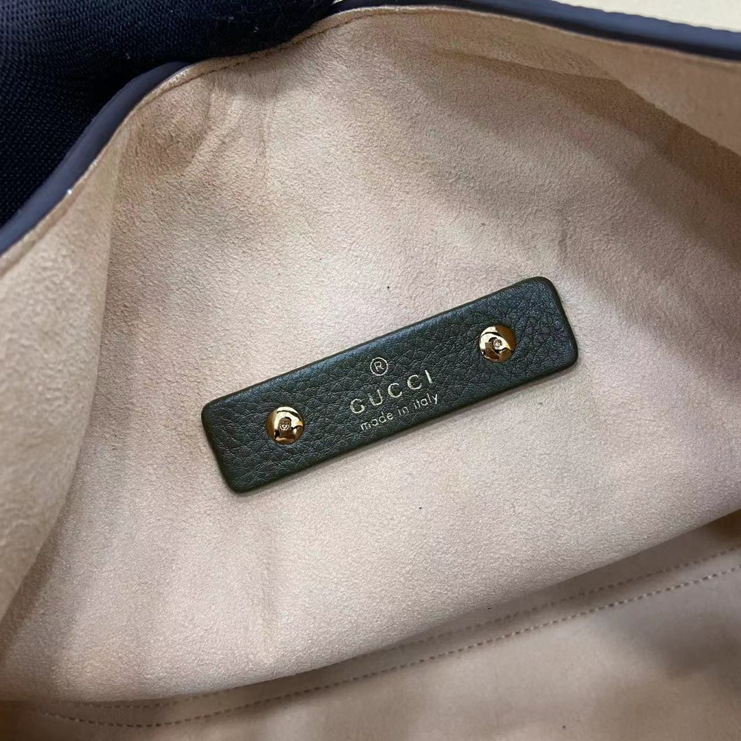 Gucci Softbit maxi shoulder bag, ‎837466 in green leather