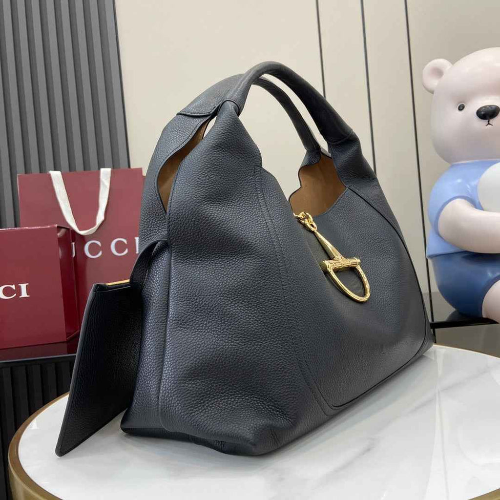 Gucci Softbit maxi shoulder bag, ‎837466 in black leather