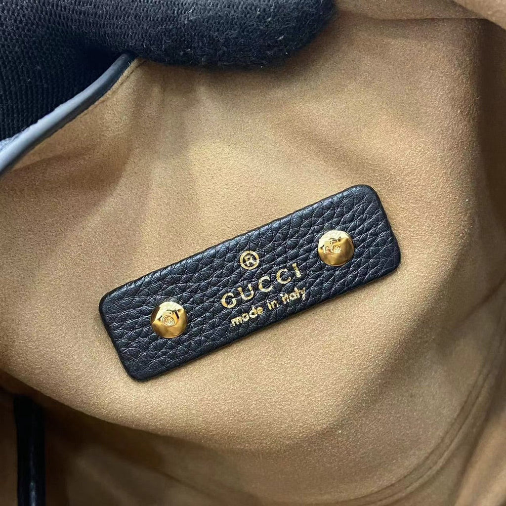 Gucci Softbit medium top handle bag, 837467 in black leather